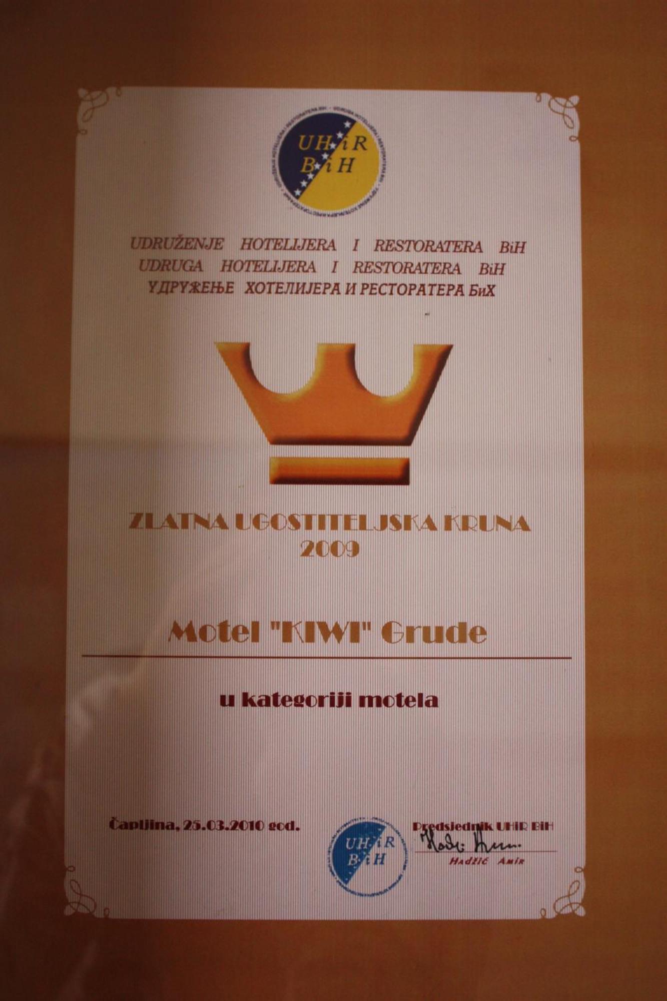 Motel Kiwi Grude Zewnętrze zdjęcie
